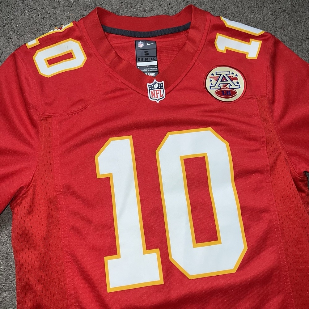 Nike Kansas City Chiefs Hill #10 NFL Jersey Red Men's Size S Tyreek Hill